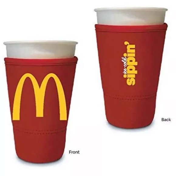 McDonald's Kitchen Mcdonalds Koozie Java Sok Red Large 32oz Thermal